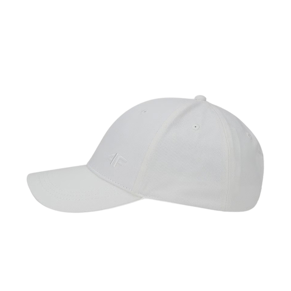 Czapka z daszkiem 4F U367 złamana biel 4FWSS25ACABU367 11S