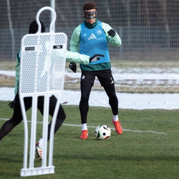 Mur piłkarski PRO 180 cm Niebieski