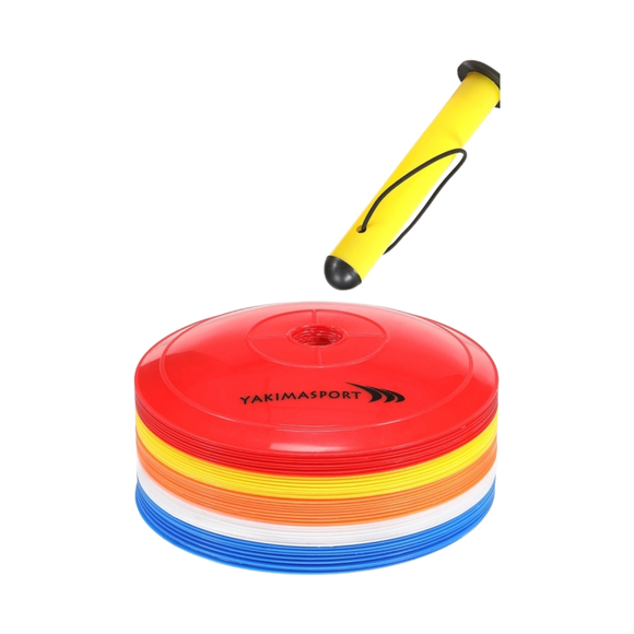 Wysepka treningowa Yakima Sport 40 szt. + uchwyt 100328