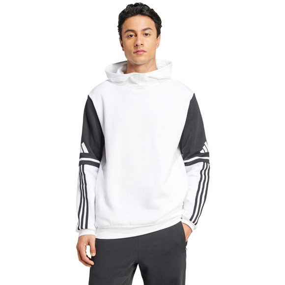 Bluza męska adidas Squadra 25 Sweat Hoodie biało-czarna JD2976