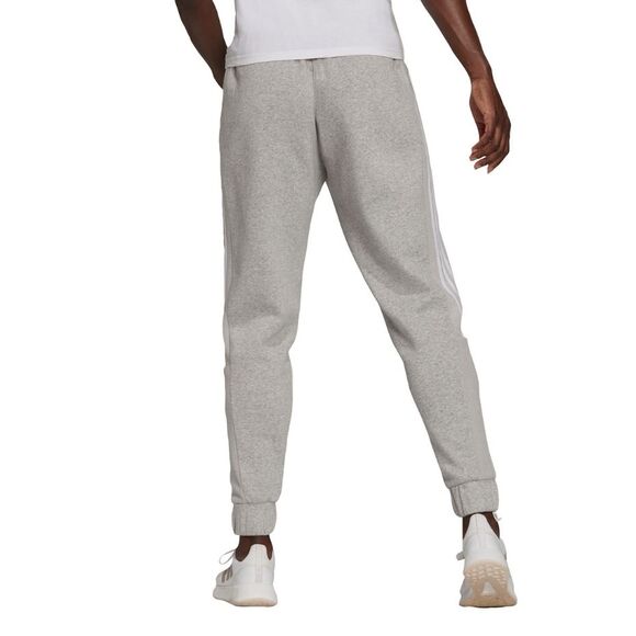 Spodnie damskie adidas Essentials Colorblock Block Cut 3-Stripes Regular Tapered Pants szare HB2768