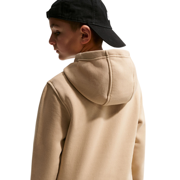 Bluza dla dzieci Nike Sportswear Club Fleece beżowa FD3000 286