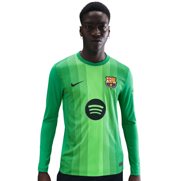 Koszulka męska Nike FC Barcelona 2025/26 Stadium Goalkeeper zielona HQ0477 311
