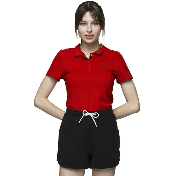 Koszulka damska 4F czerwona NOSH4 TSD007 62S