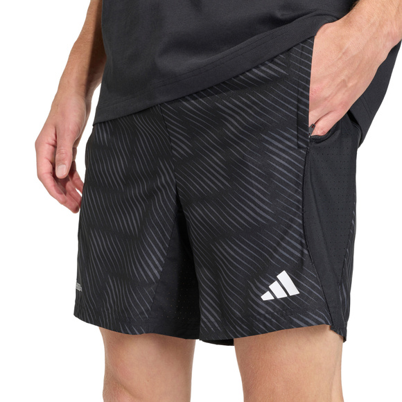 Spodenki mękie adidas Tech Intensity Aop czarne KB3123
