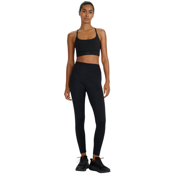 Legginsy damskie 4F FNK F411 głęboka czerń 4FWMM00TFTIF411 20S