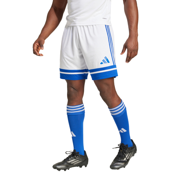 Spodenki męskie adidas Squadra 25 biało-niebieskie JH3409