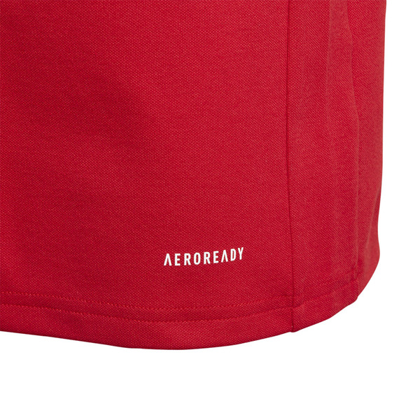 Koszulka dla dzieci adidas Tiro 21 Polo czerwona GM7346