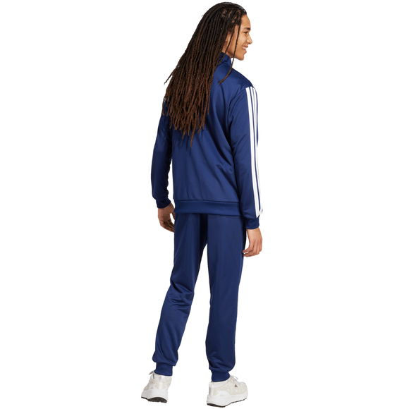 Dres męski adidas Sportswear Basic 3-Stripes French Terry granatowy KB7656