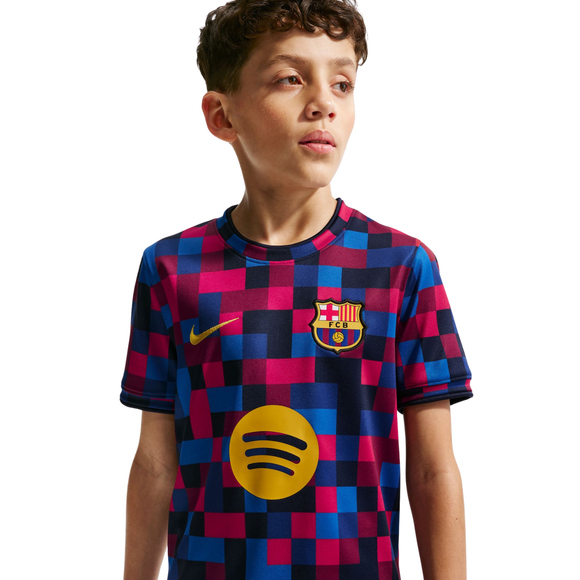 Koszulka dla dzieci Nike FC Barcelona bordowo-niebieska II1752 621