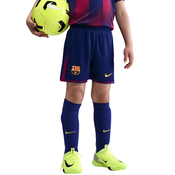 Komplet dla małych dzieci Nike FC Barcelona 2025/26 Stadium Home granatowo-bordowy HJ5619 456