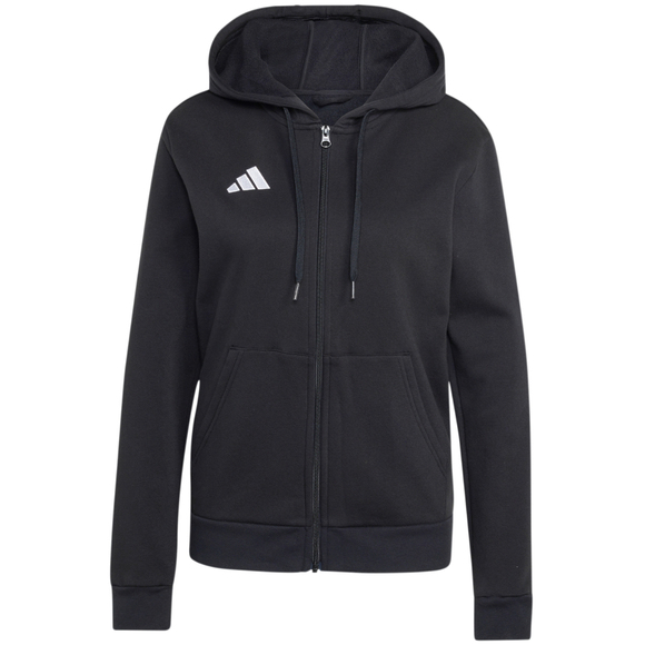 Bluza damska adidas Entrada 26 Full Zip Hoodie czarna KF5939