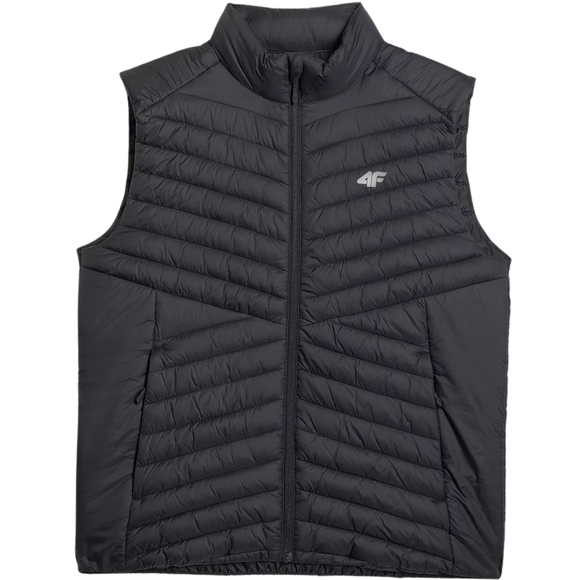 Kamizelka męska 4F M345 głęboka czerń 4FWSS26TVJAM345 20S