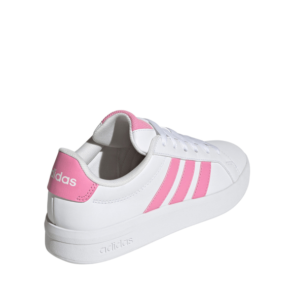 Buty dla dzieci adidas Grand Court 3.0 biało-różowe HP3528