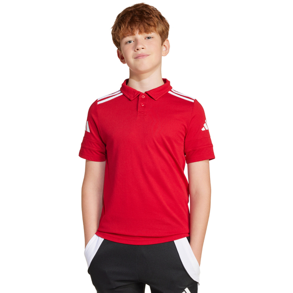 Koszulka dla dzieci adidas Squadra 25 Polo czerwona JY3411