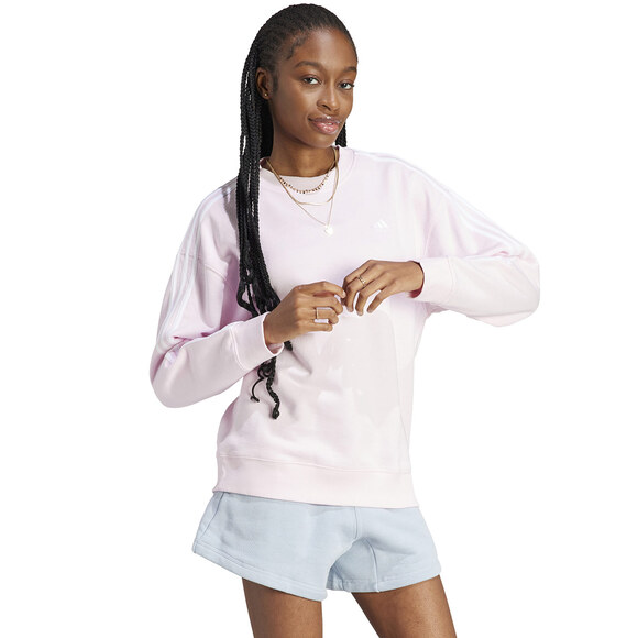Bluza damska adidas Essentials 3-Stripes różowa IL3431