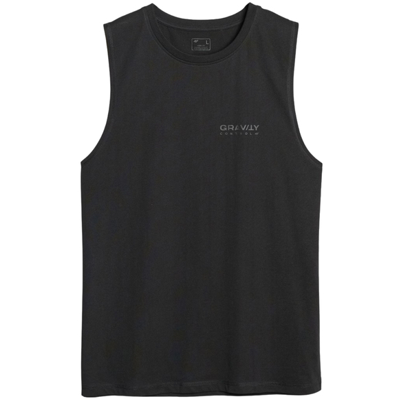 Koszulka męska 4F M128 głęboka czerń 4FWSS25TSLEM128 20S