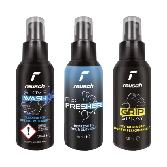 Zestaw do pielęgnacji rękawic bramkarskich Reusch Glove Care kit 3x50 ml 5554000