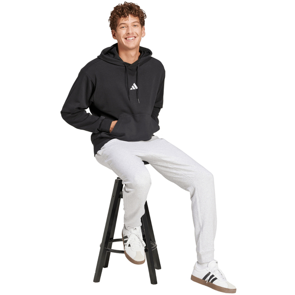 Bluza męska adidas Essentials Feelcozy French Terry czarna JE3849