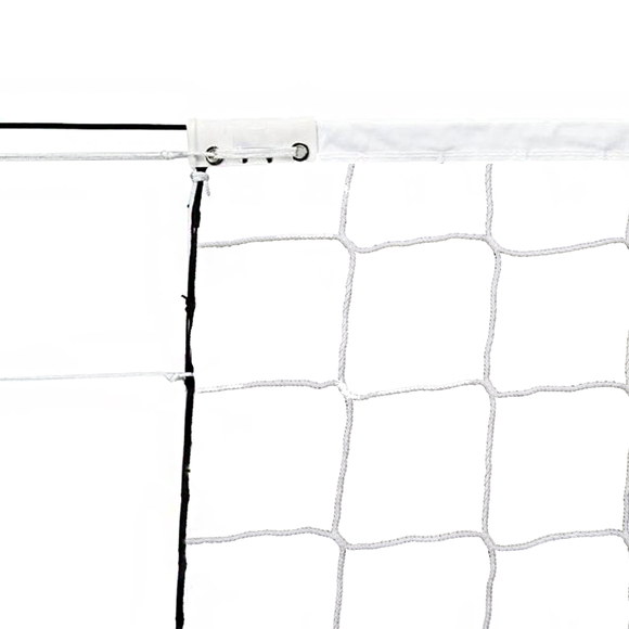 Siatka do siatkówki z antenkami Netex 9,5 m x 1 m biała SI0005