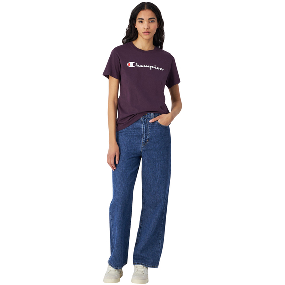 Koszulka damska Champion SS Tee fioletowa 117534 VS503