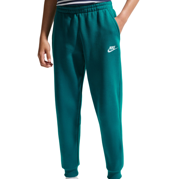 Spodnie dla dzieci Nike Sportswear Club Fleece zielone FD3008 372