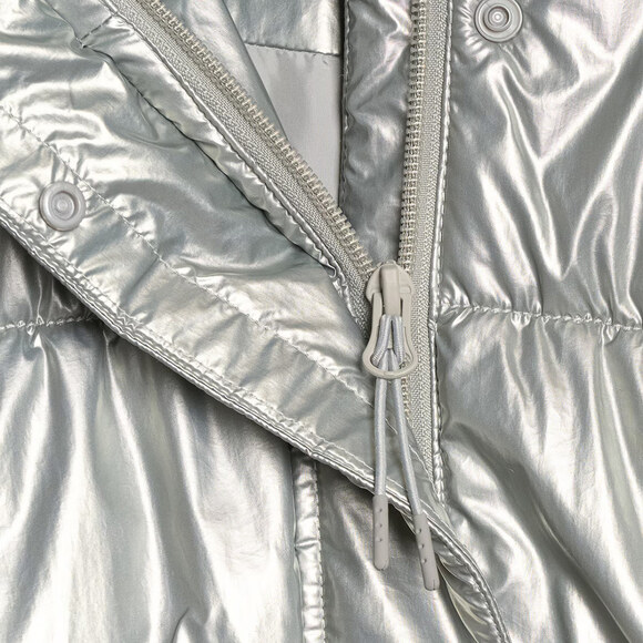 Kurtka damska puchowa 4F F0716 chłodny jasny szary 4FWAW25TDJAF0716 27S