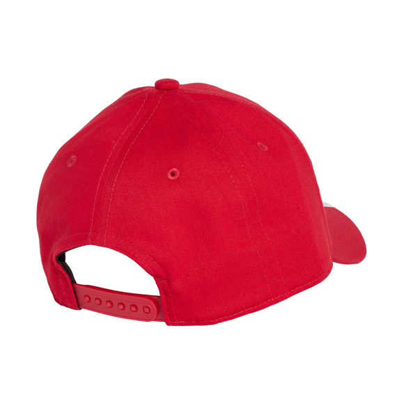 Czapka dla dzieci adidas Manchester United czerwono-biała KT0655
