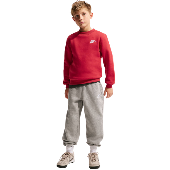 Bluza dla dzieci Nike Sportswear Club Fleece czerwona FD3006 608