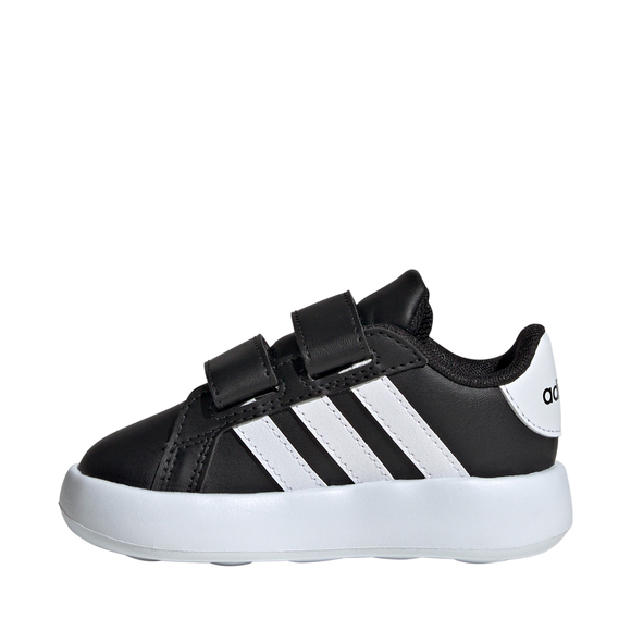 Buty dla dzieci adidas Grand Court 2.0 czarno-białe ID5272