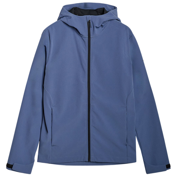 Kurtka męska softshell 4F M324 denim 4FWSS25TSOFM324 32S
