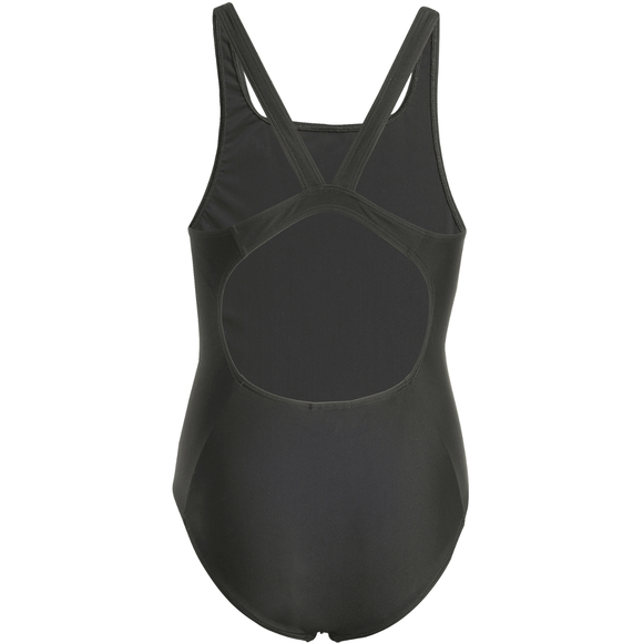 Kostium kąpielowy dla dziewczynki V-back Swimsuit czarny JM8223