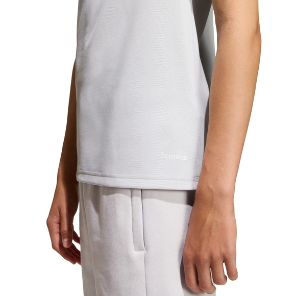 Koszulka dla dzieci adidas Entrada 26 Polo jasnoszara JZ6628