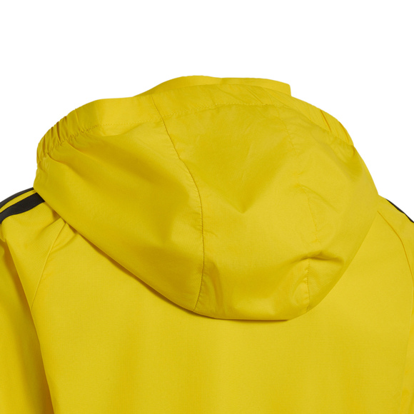 Kurtka dla dzieci adidas Tiro 26 League Windbreaker żółta KT2425