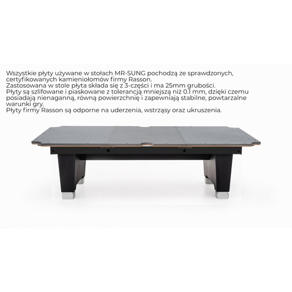 Stół bilardowy RASSON MR-sung HERO BLACK 9ft