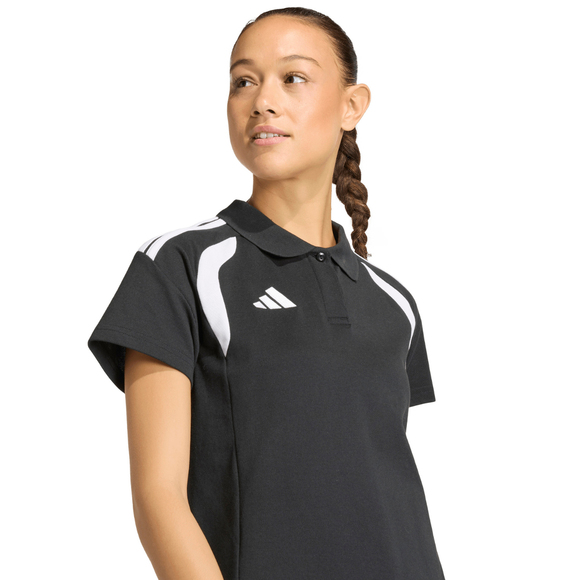Koszulka damska adidas Tiro 26 League Polo czarna KF3403