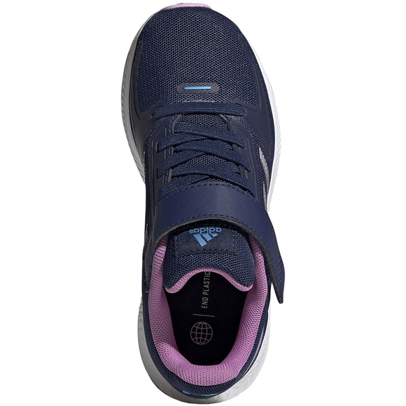 Buty dla dzieci adidas Runfalcon 2.0 EL K granatowo-różowe HR1537