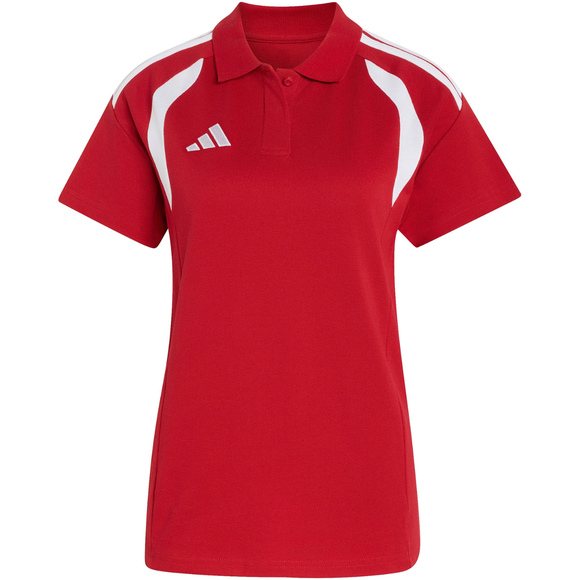 Koszulka damska adidas Tiro 26 League Polo czerwona KF9099