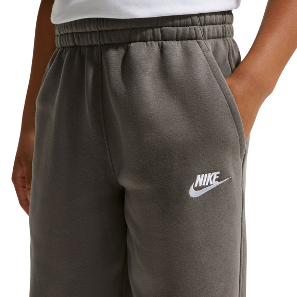 Spodnie dla dzieci Nike Sportswear Club Fleece szare FD3008 289