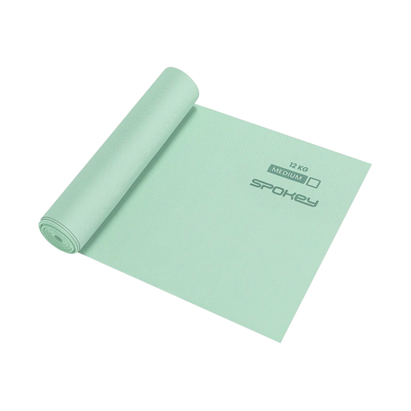 Guma treningowa Spokey Ribbon Tex light zielona 943097
