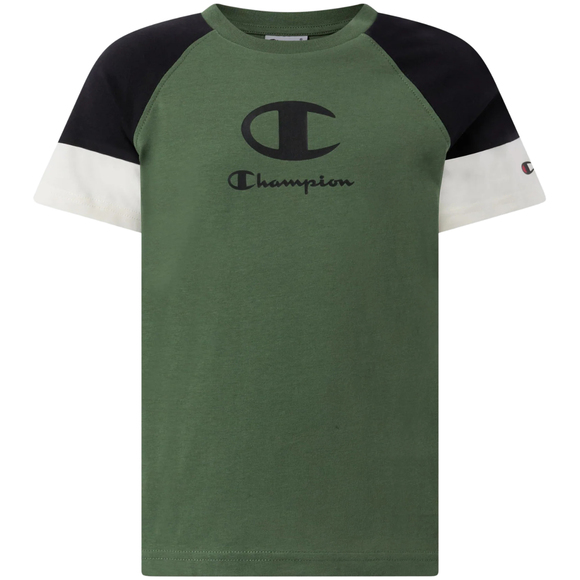 Koszulka dla dzieci Champion SS Tee zielona 307719 GS548