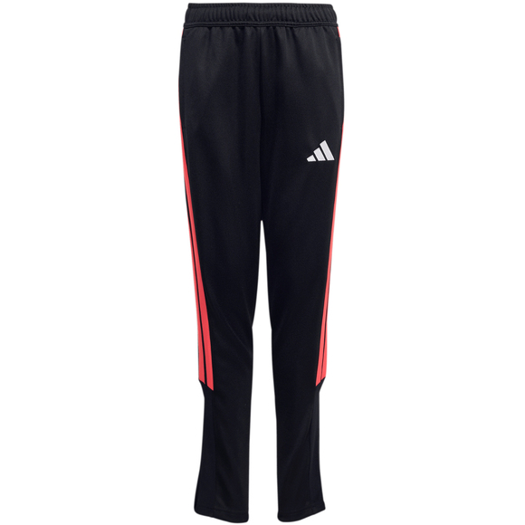 Spodnie dla dzieci adidas Tiro 26 League Slim czarno-czerwone JY7115