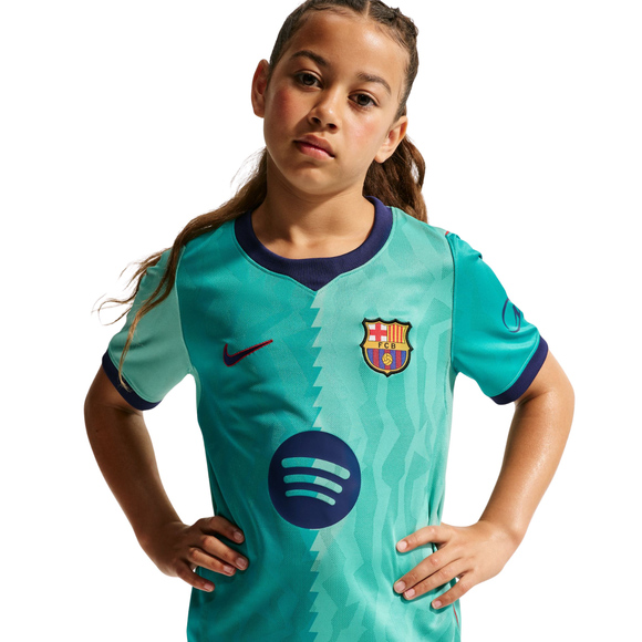 Koszulka dla dzieci Nike FC Barcelona Stadium 2026/27 zielona II6686 301