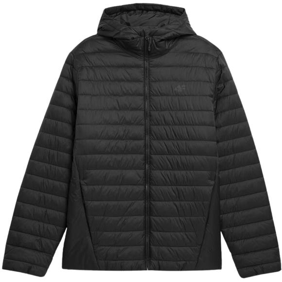 Kurtka męska puchowa 4F M240 głęboka czerń 4FAW23TDJAM240 20S