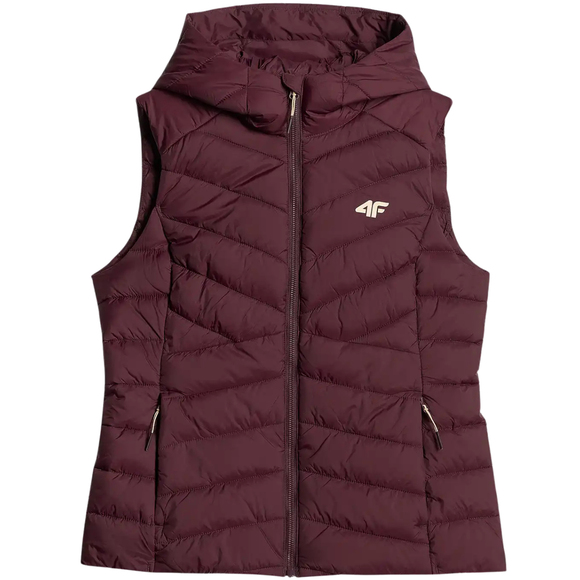Kamizelka damska 4F F372 burgund 4FWAW26TVJAF372 60S