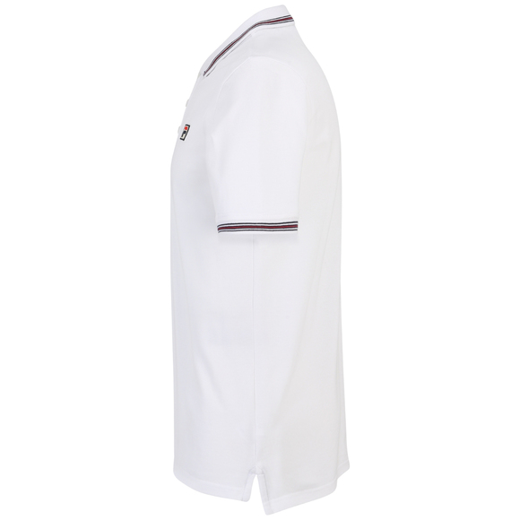 Koszulka męska polo Fila Lubbeek biała FAM0898 10001