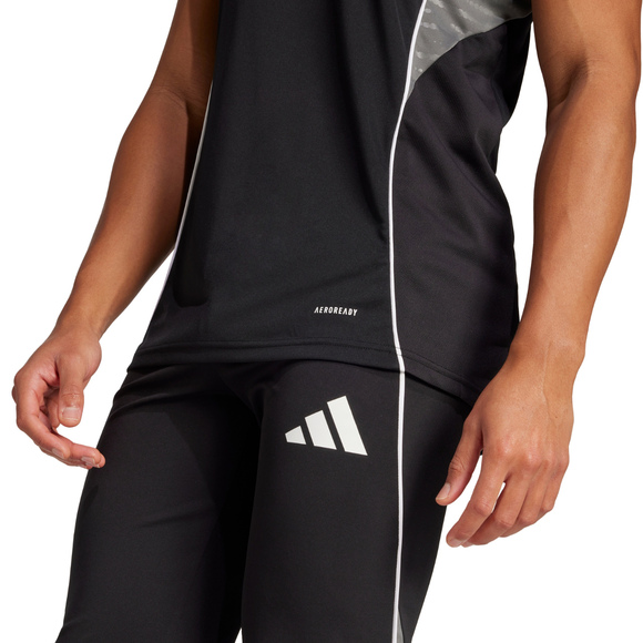 Koszulka męska adidas Tiro 25 Competition Sleeveless Jersey czarna JJ1521
