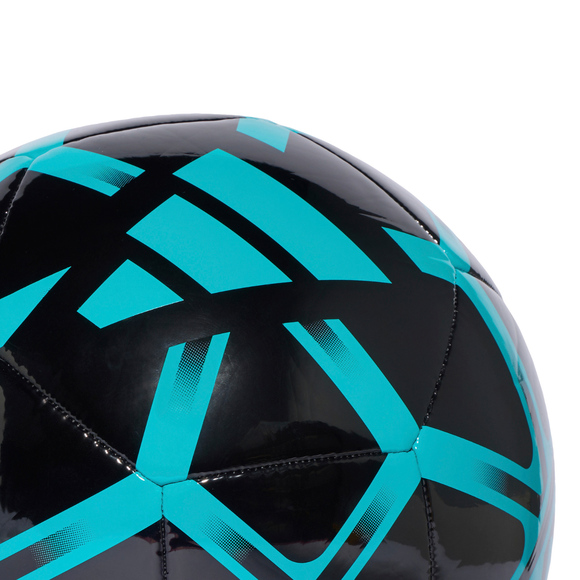 Piłka nożna adidas Starlancer Club czarno-niebieska JW1357