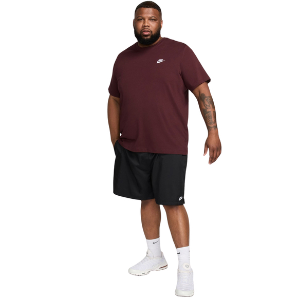 Koszulka męska Nike Club Tee burgundowa AR4997 652