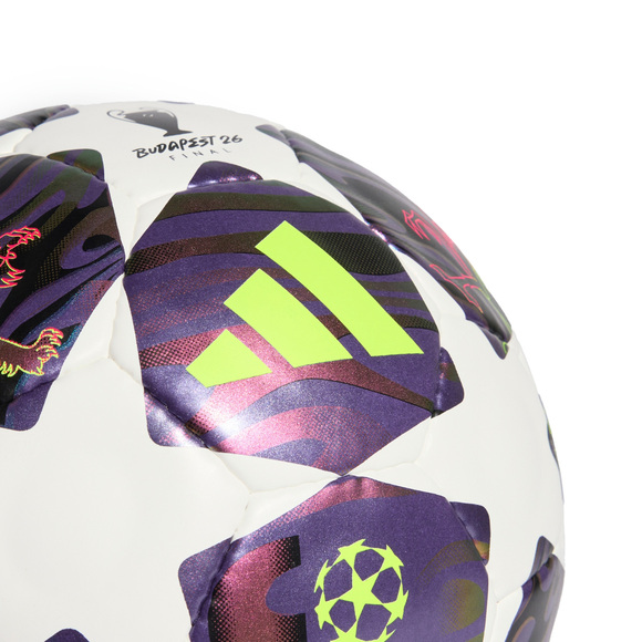 Piłka nożna adidas UCL 25/26 Final Pro Sala fioletowo-biała JX9102